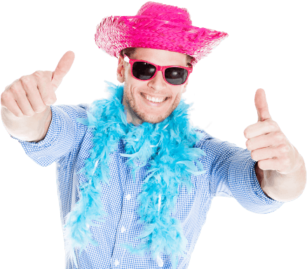Kontakt blue Fotobox mit Blitz